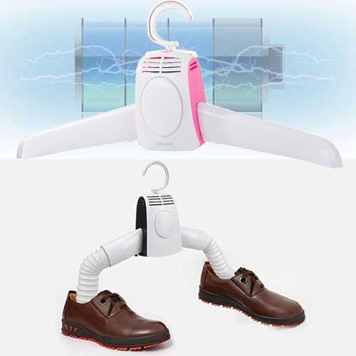 Uscător electric portabil de pantofi și haine